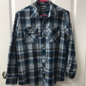 Volcom boys XL flannel shirt